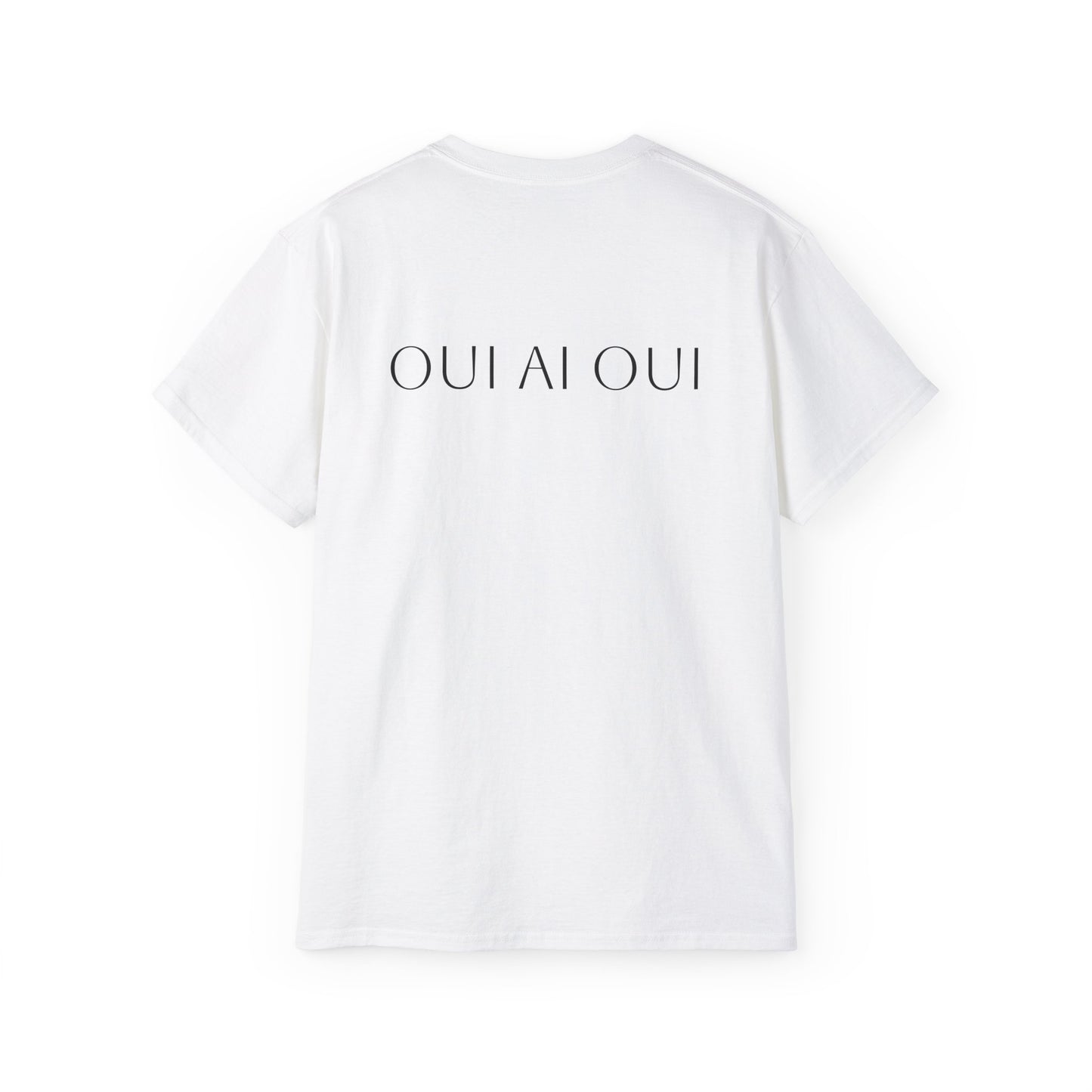 Cat Lover's Unisex Ultra Cotton Tee - 'Oui AI Oui' Design