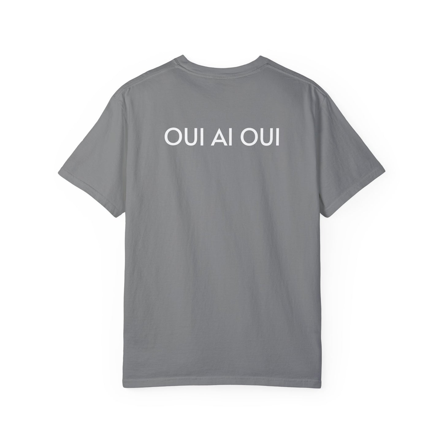 Unisex Garment-Dyed T-shirt OIA AI cat large logo