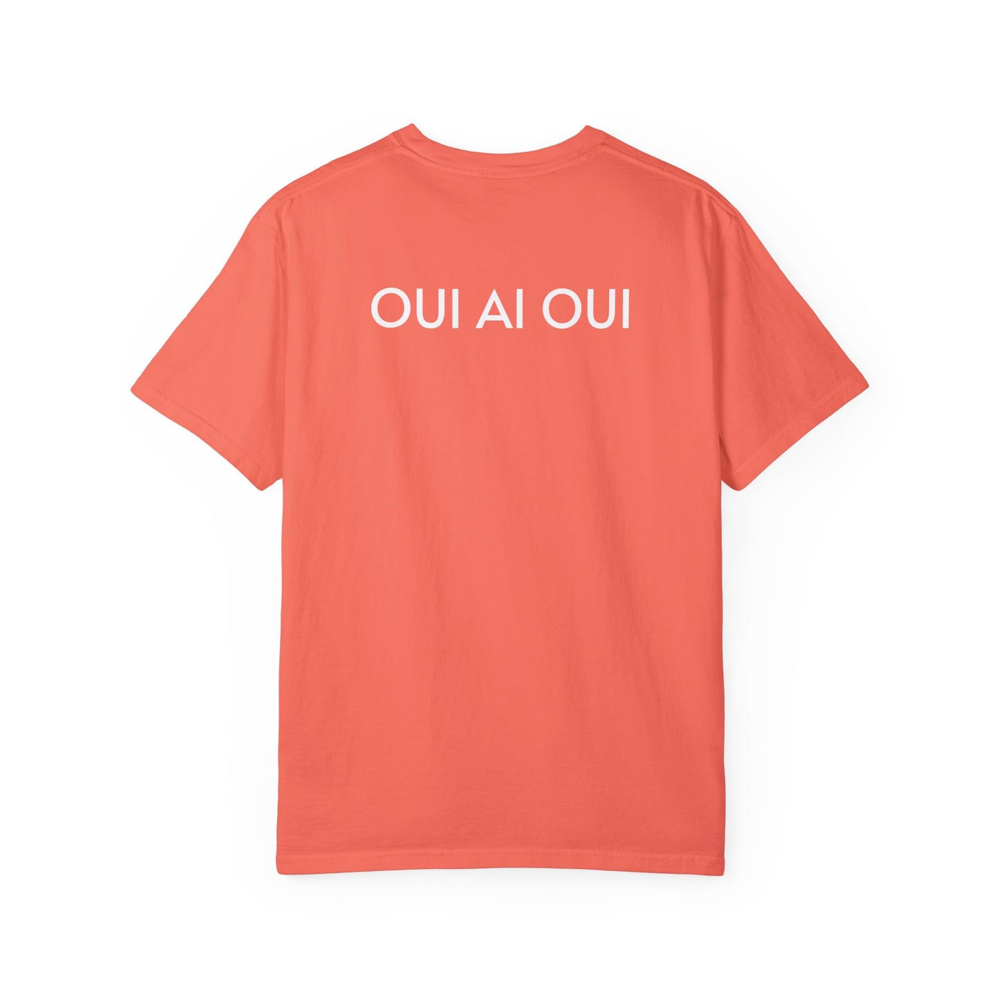 Unisex Garment-Dyed T-shirt OIA AI cat large logo