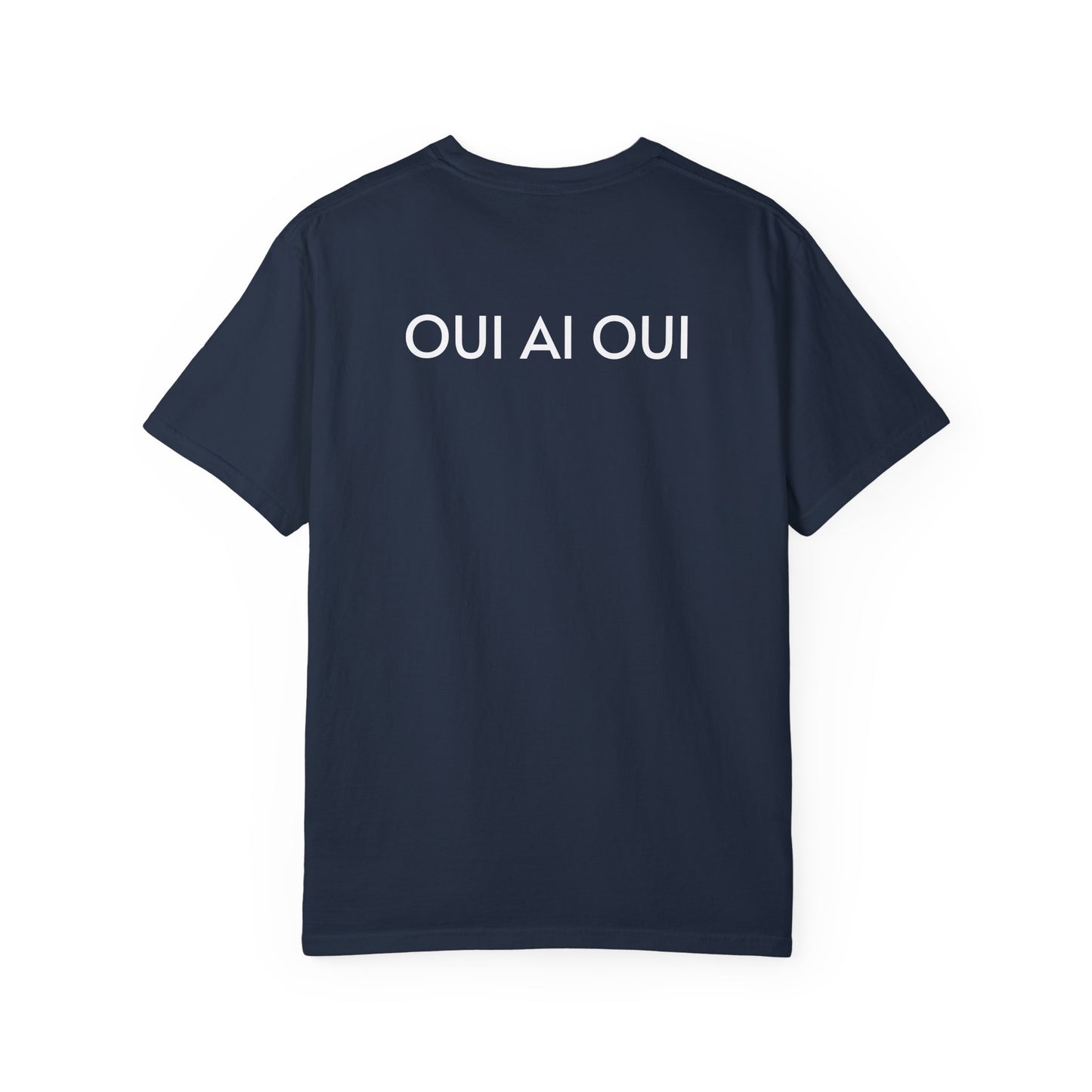 Unisex Garment-Dyed T-shirt OIA AI cat large logo