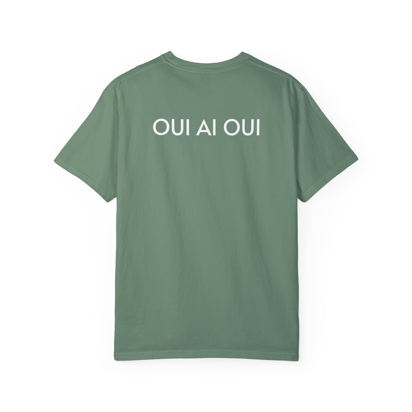 Unisex Garment-Dyed T-shirt OIA AI cat large logo